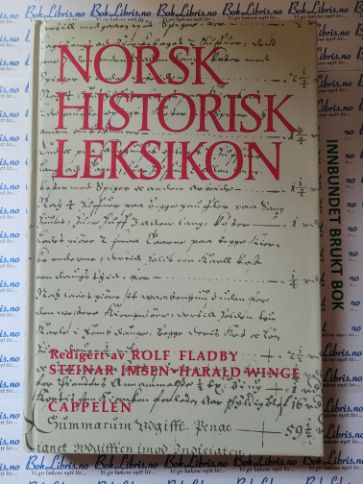 Rolf Fladby Norsk Historisk Leksikon Oppslagsverk Boklibris As