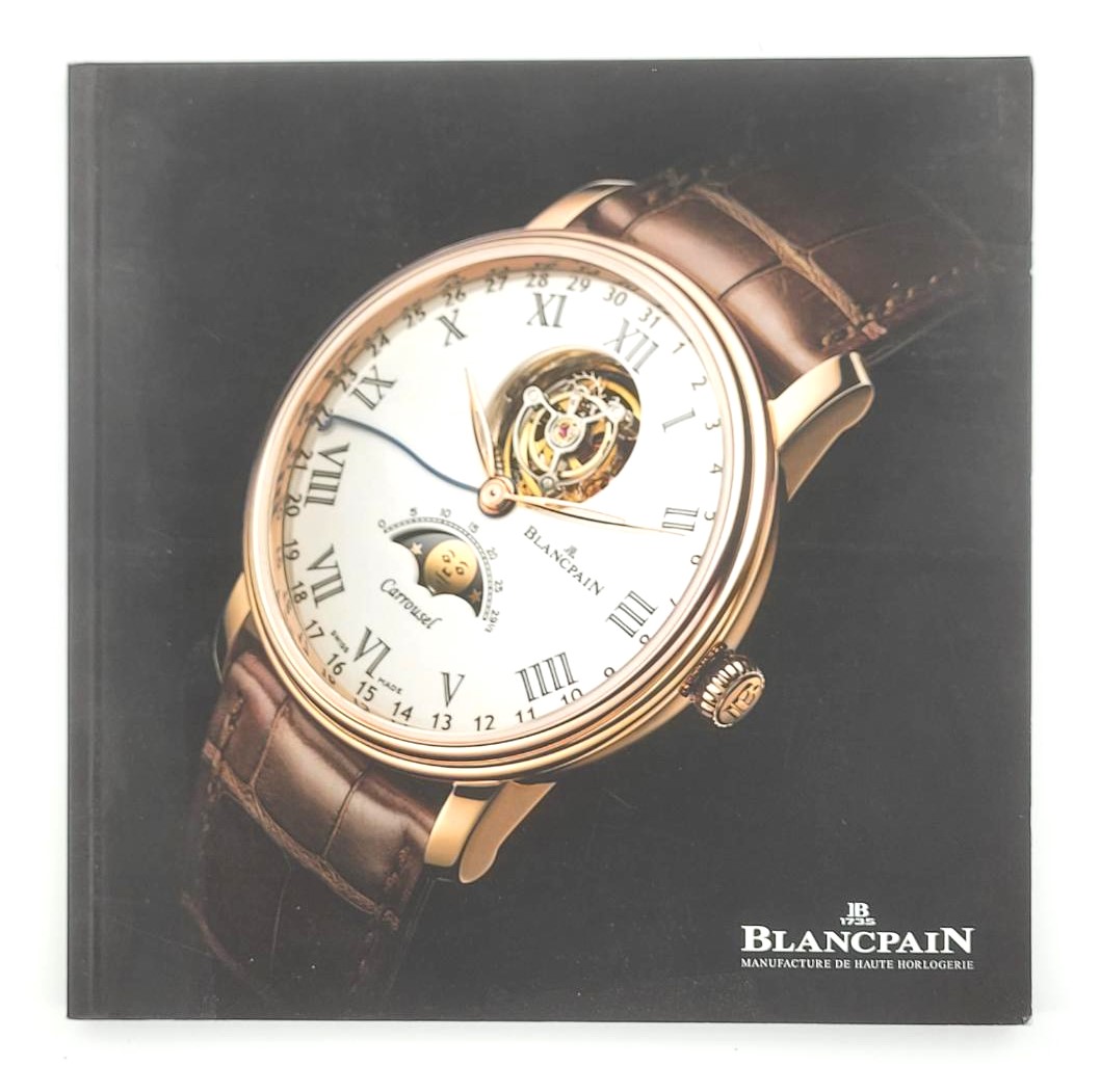 BLANCPAIN HAUTE HORLOGERIE booklet opuscolo pad brochure CATALOGUE