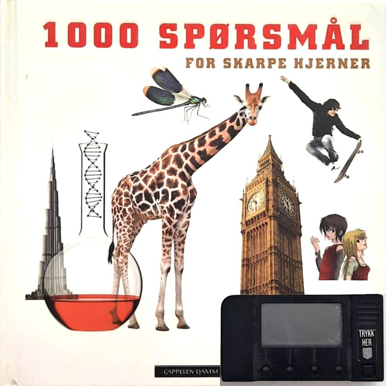 1000 sp�rsm�l for skarpe hjerner (Innbundet)