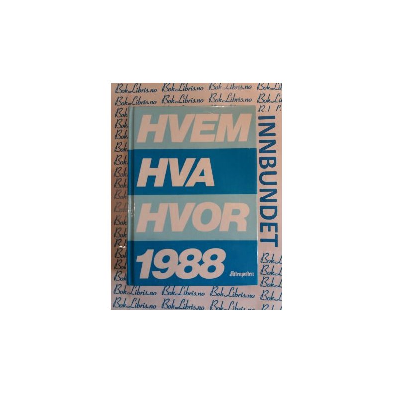 Hvem Hva Hvor 1988