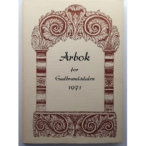 �rbok For Gudbrandsdalen 1971 - D�laringen - Bruktbok - Innbundet