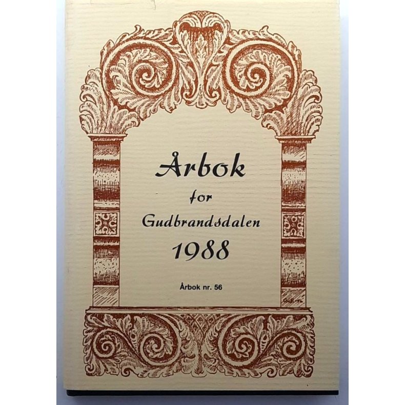 �rbok For Gudbrandsdalen 1988 - D�laringen - Bruktbok - Innbundet