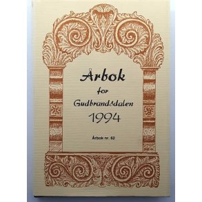�rbok For Gudbrandsdalen 1994 - D�laringen - Bruktbok - Innbundet