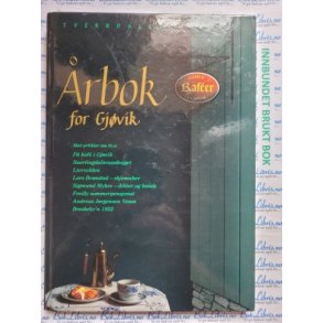 rbok for Gjvik 12. rgang 1996. Tverrdalene