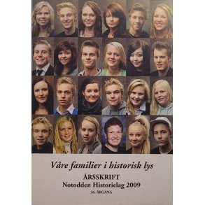 rsskrift Notodden Historielag 2009 - Vre familier i historisk lys (Heftet)