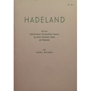 Aksel Helmen - Hadeland