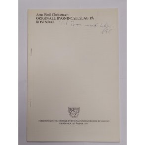 Arne Emil Christensen - Originale bygningsbeslag p Rosendal