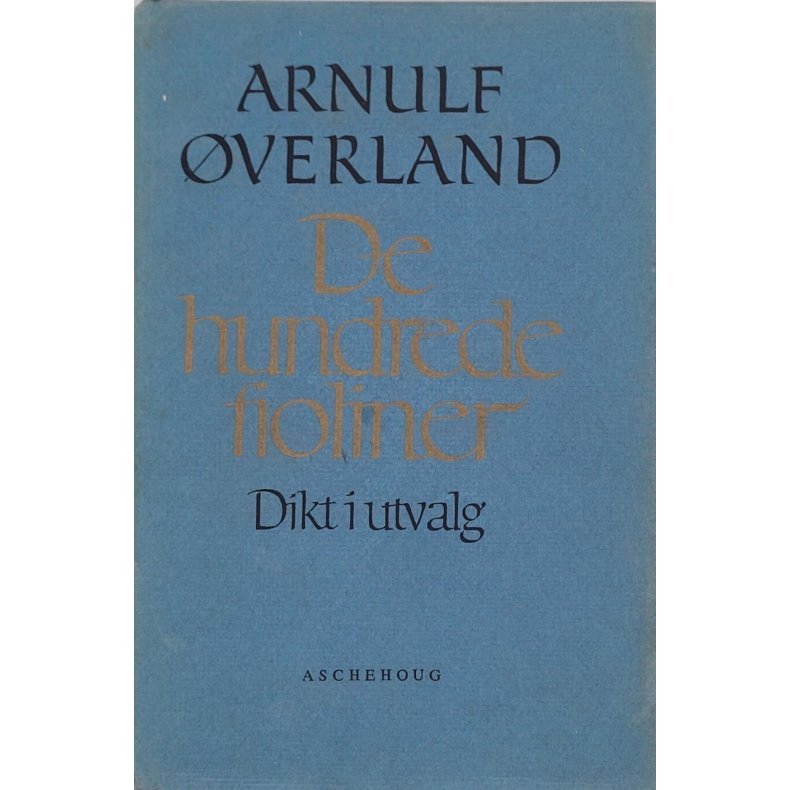 Arnulf verland - De hundrede fioliner (Innb.)