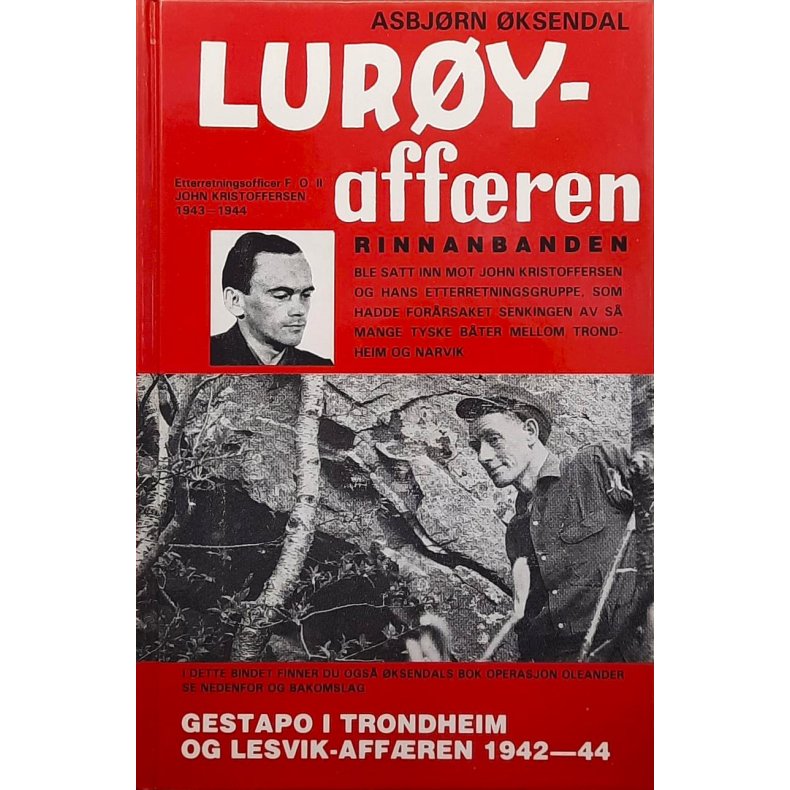 Asbjrn ksendal - Lury-affren - Rinnanbanden (Innbundet)