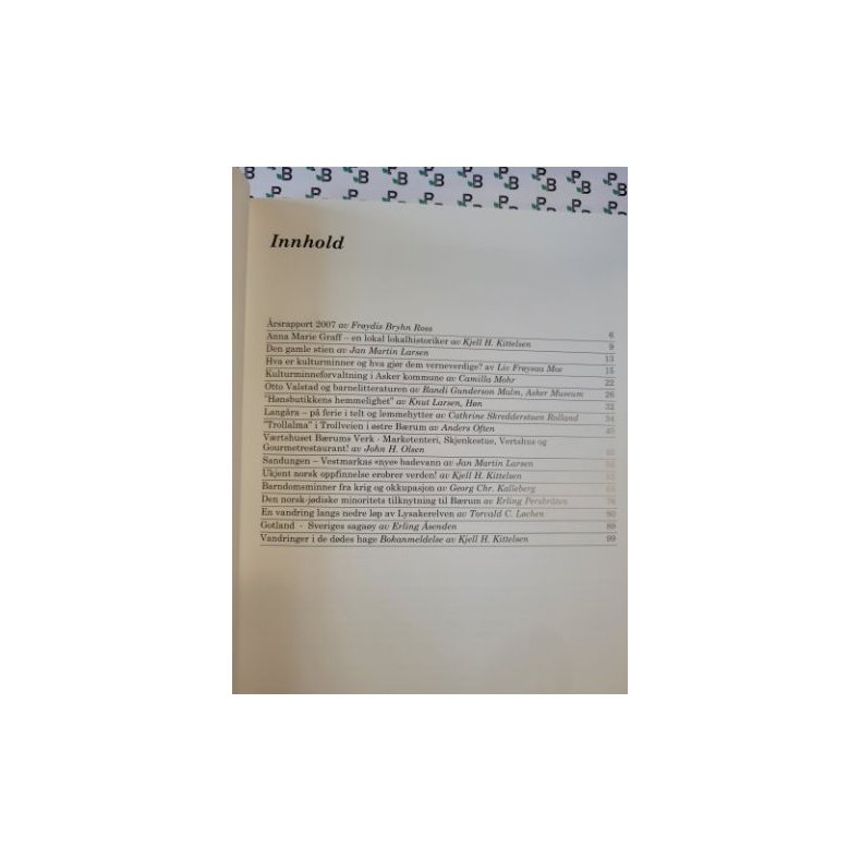 rbok for Asker og Brum Historielag Skrift nr. 48 - 2008