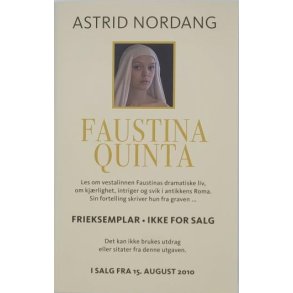 Astrid Nordang - Faustina Quinta (Heftet)