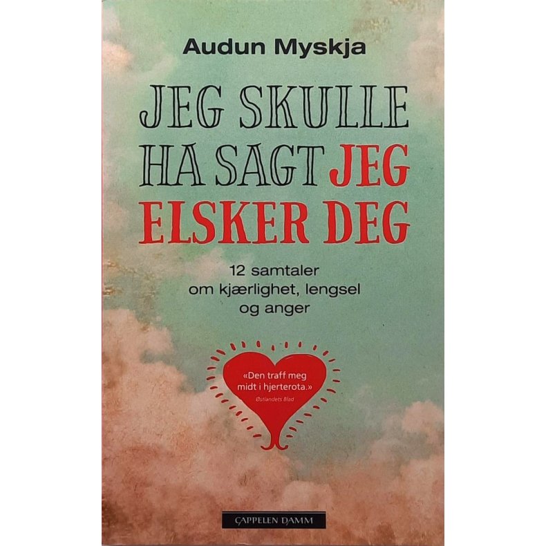 Audun Myskja - Jeg skulle ha sagt jeg elsker deg (Heftet)