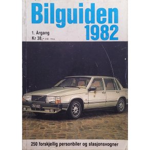 Bilguiden 1982 (Heftet)
