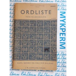 Ordliste for folkeskolen (1959)