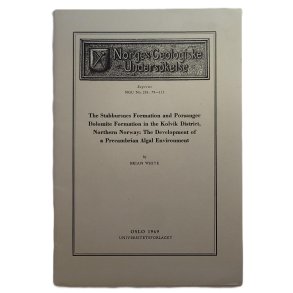 Brian White - The Stabbursnes Formation and Porsanger Dolomite Fomration in the Kolvik District