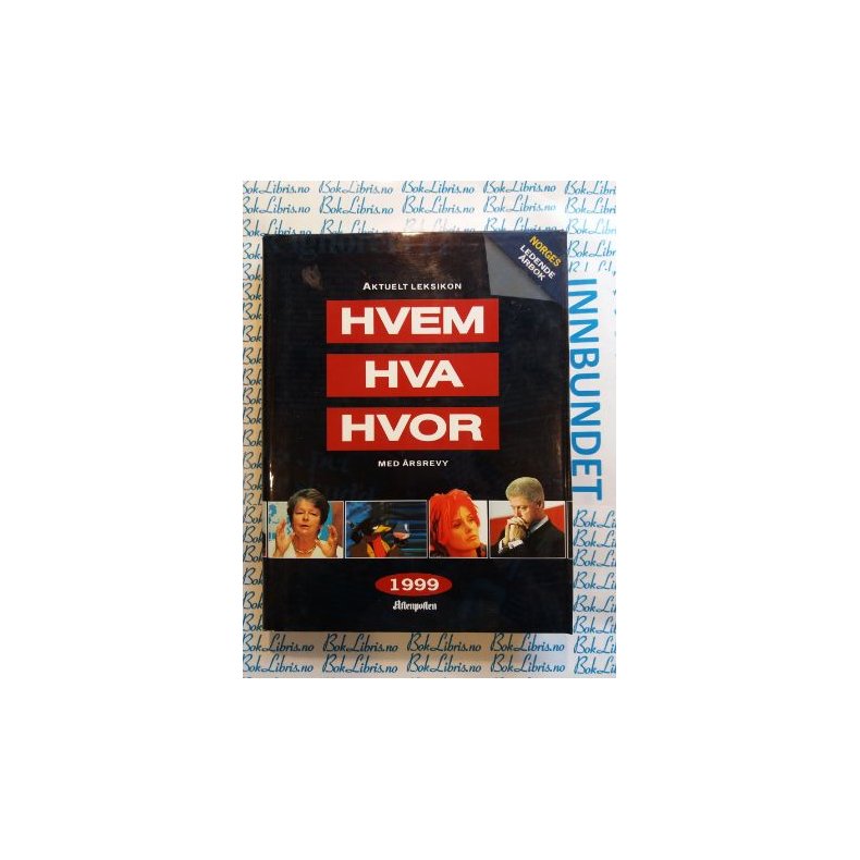 Hvem Hva Hvor 1999