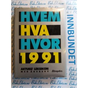 Hvem Hva Hvor 1991