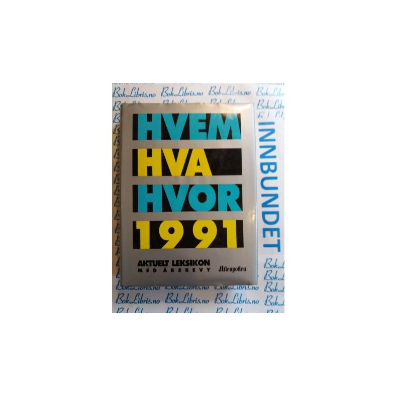 Hvem Hva Hvor 1991