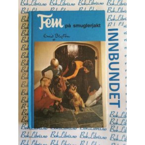 Fem p� smuglerjakt - Enid Blyton - Bruktbok - Innbundet