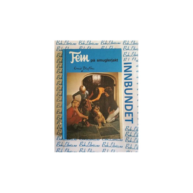 Fem p� smuglerjakt - Enid Blyton - Bruktbok - Innbundet