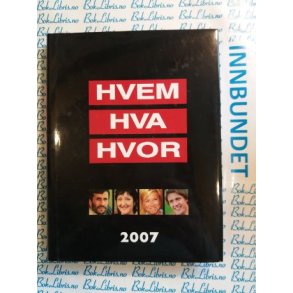 Hvem Hva Hvor 2007