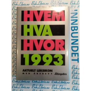 Hvem Hva Hvor 1993