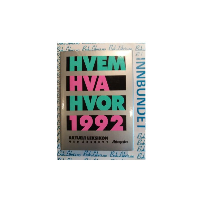 Hvem Hva Hvor 1992