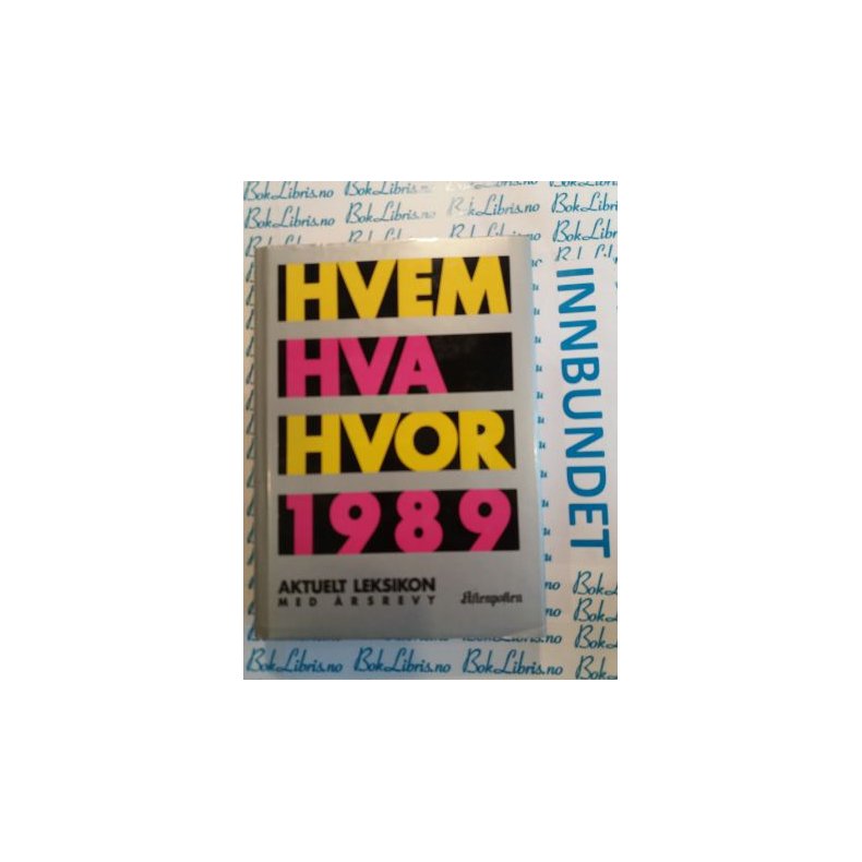 Hvem hva hvor 1989