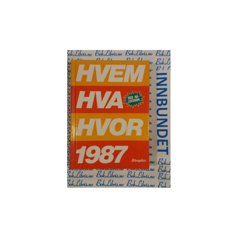 Hvem Hva Hvor 1987