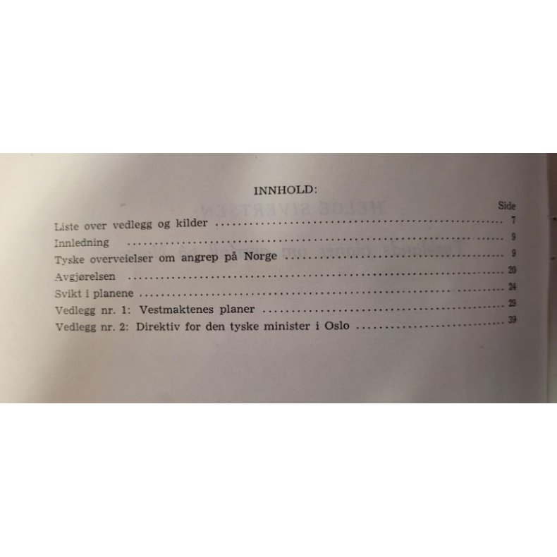 Bilag til Innstilling fra Underskelseskommisjonen av 1945