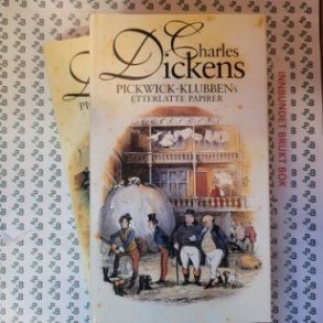 Charles Dickens - Pickwick-klubbens etterlatte papirer - Bind 1 og 2 (Innbundet)