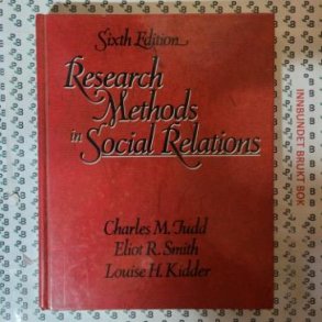 Charles M. Judd - Research Methods in Social Relations 6th Edition