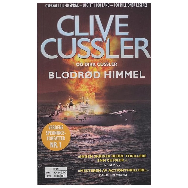 Clive Cussler - Blodrd himmel