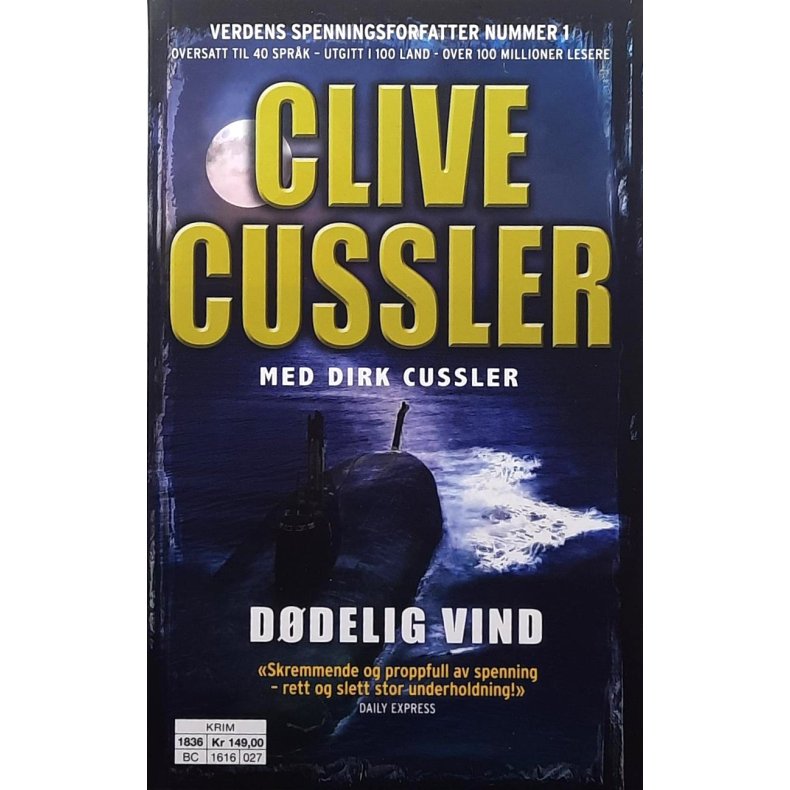 Clive Cussler - Ddelig vind - Heftet