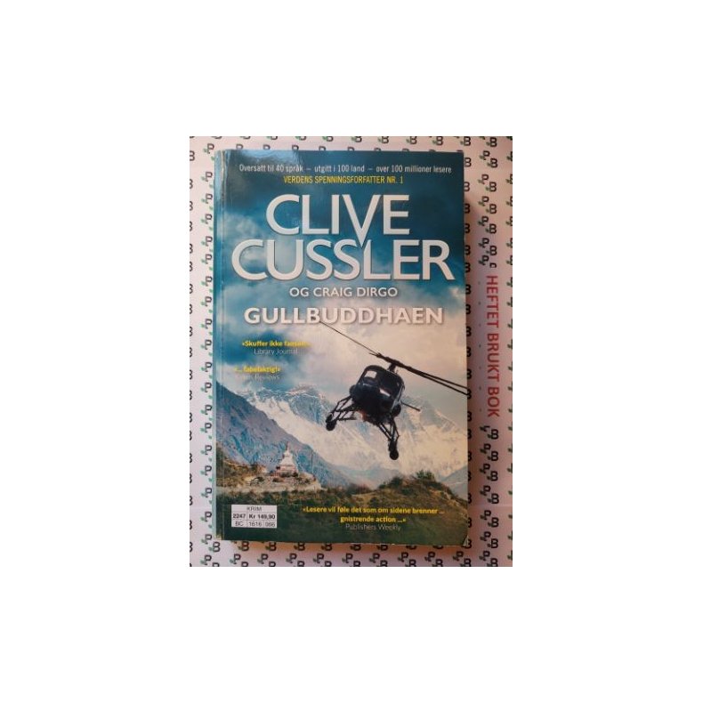 Clive Cussler og Craig Dirgo - Gullbuddhaen (Heftet)