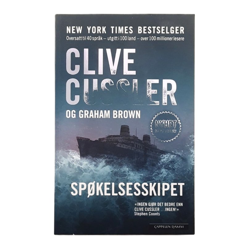 Clive Cussler og Graham Brown - Sp�kelsesskipet (Heftet)