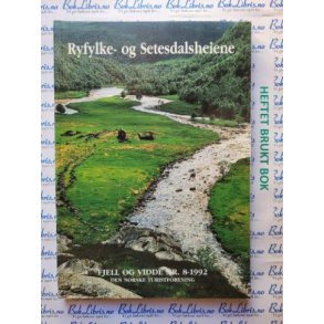 DNT - Ryfylke- og Setesdalsheiene - Fjell og Vidde nr 8- 1992