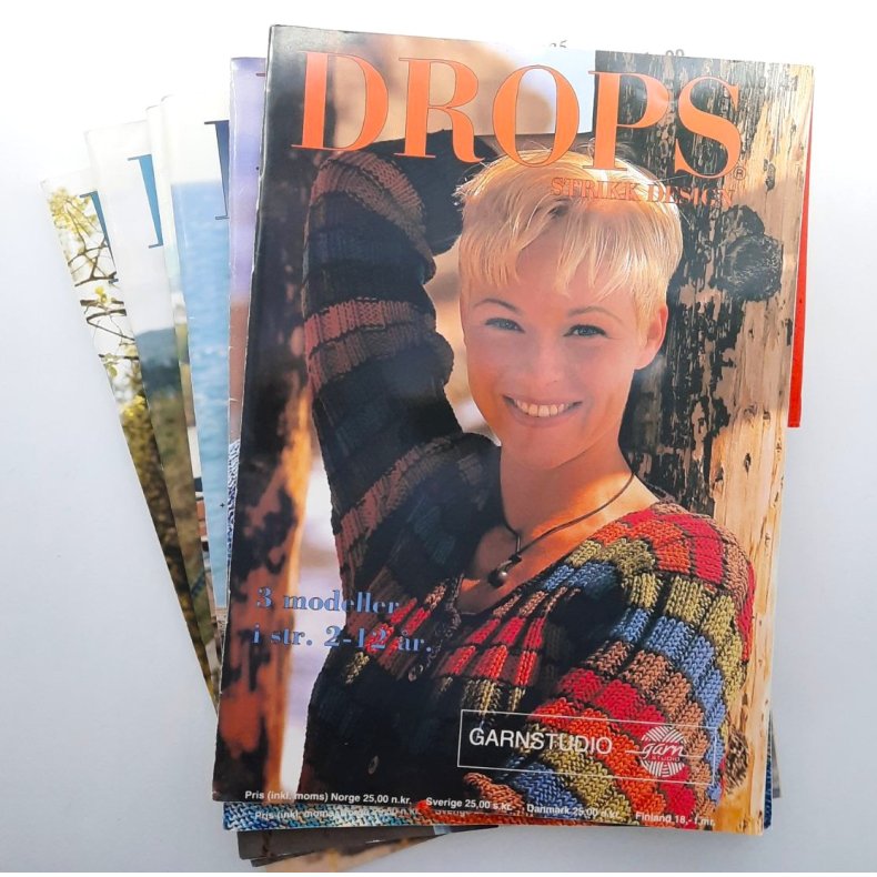 DROPS strikkedesign og hekledesign 6 hefter (Heftet)