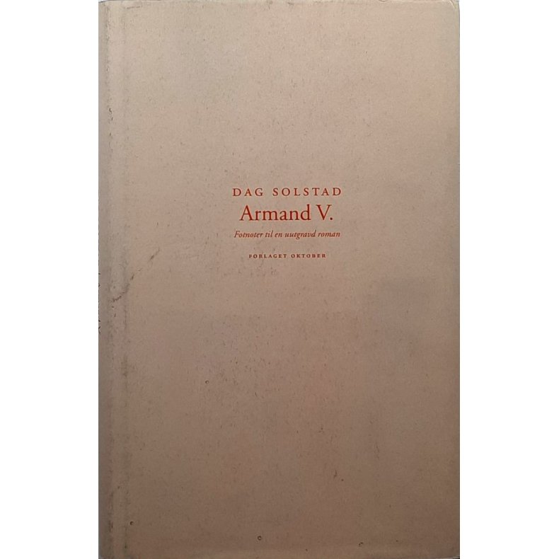 Dag Solstad - Armand V.