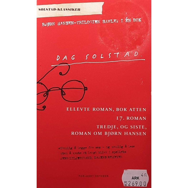 Dag Solstad - Bjrn Hansen-trilogien (Heftet)