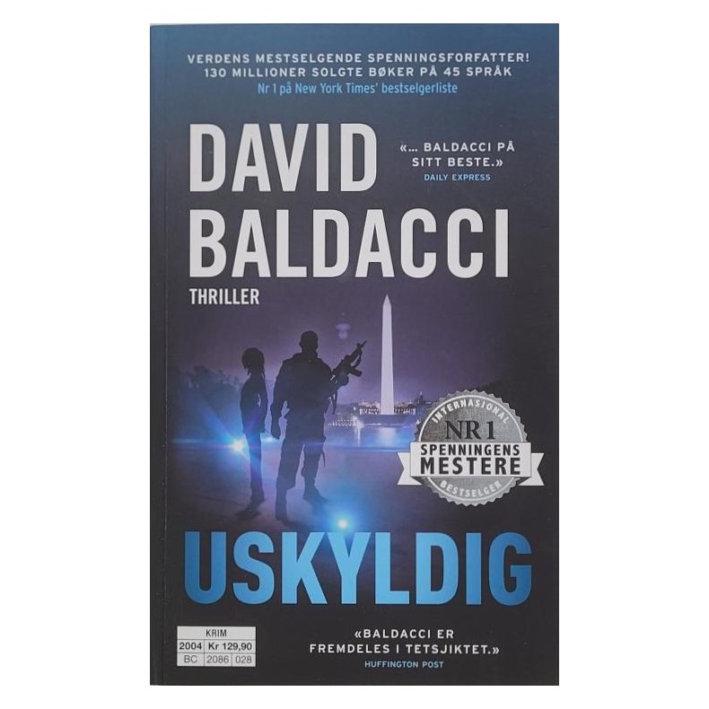 David Baldacci - Uskyldig (Heftet)