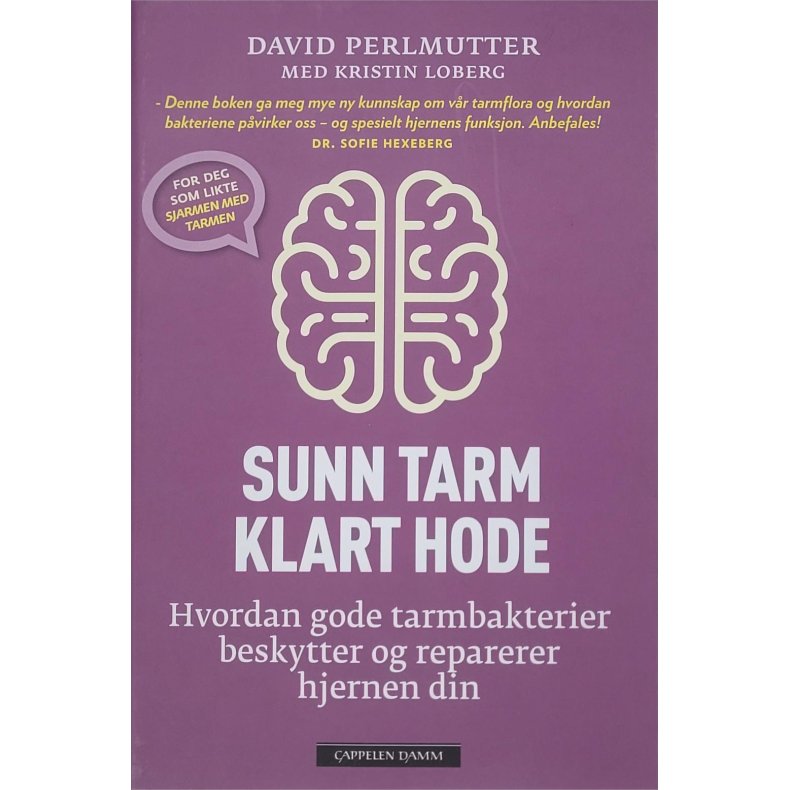 David Perlmutter - Sunn tarm klart hode (Innb.)