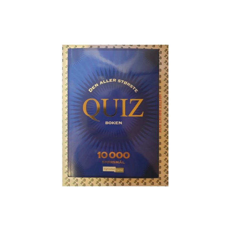 Den aller strste QUIZ-boken 10 000 sprsml