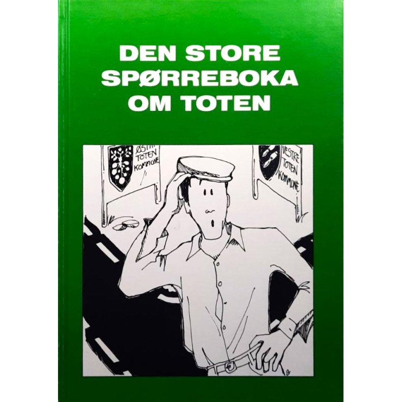 Den store sp�rreboka om Toten - Bruktbok - Innbundet 