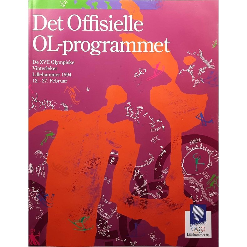 Det Offisielle OL-programmet - De XVII Olympiske Vinterleker Lillehammer 1994 (Heftet)