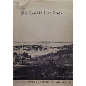 Det hendte i de dage - Glimt fra Borre og Horten i en svunnen tid
