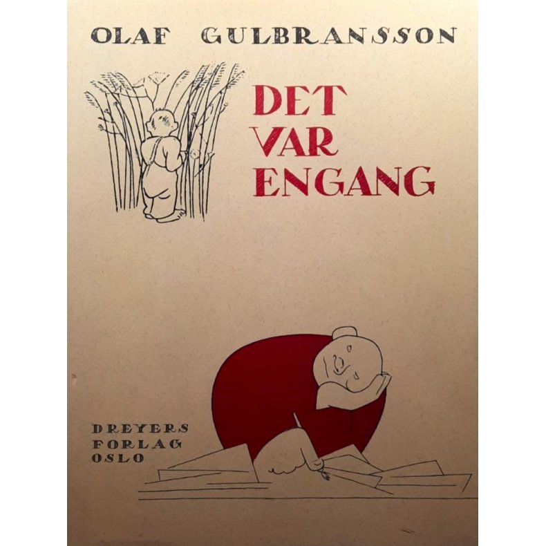 Det var engang - Olaf Gulbransson - Bruktbok - Innbundet