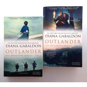 Diana Gabaldon - Outlander - Det brennende korset - Del 1 og 2 (Nr. 8 og 9)