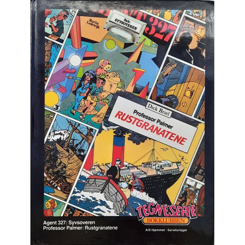 Dick Briel - Professor Palmer: Rustgranatene Agent 327: Syvsoveren
