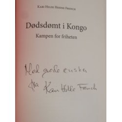 Kari Hilde Hodne French - Ddsdmt i Kongo (Signert)